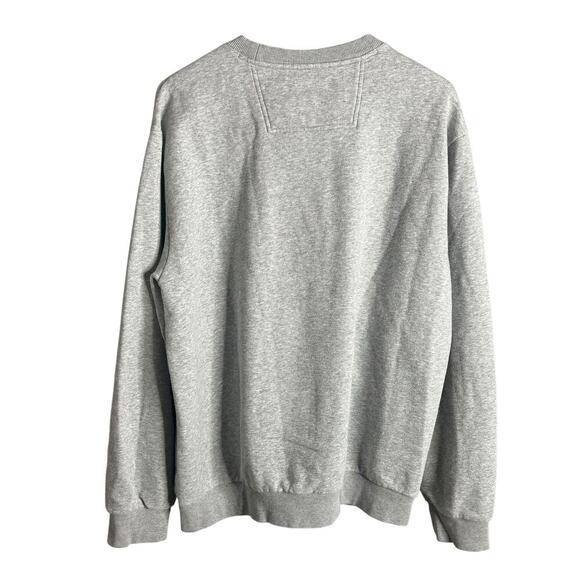 Calvin Klein Monogram Logo Sweatshirt Light Grey Heather Size XXL - Picture 5 of 6